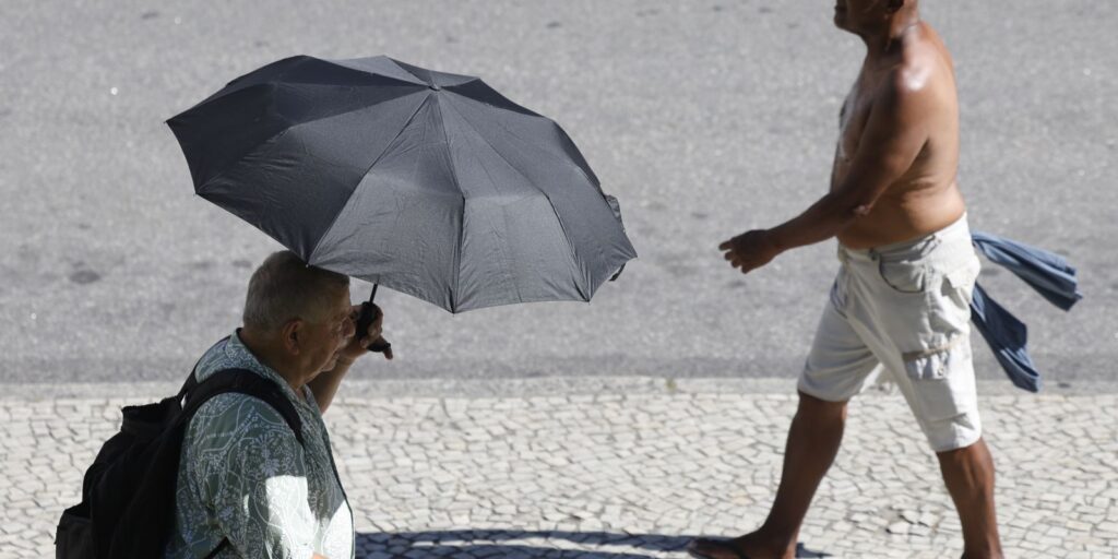 com-40°c,-rio-tem-450-atendimentos-de-saude-por-dia-por-causa-do-calor